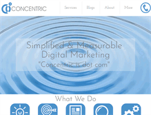 Tablet Screenshot of concentricis.com